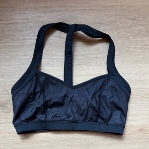 Lululemon Athletica Lab Black Mesh Sports Bra
